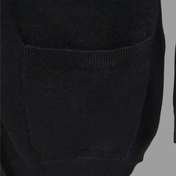 NWT Grace Elements Boyfriend Cardigan, Black, Size Medium - Picture 7 of 8